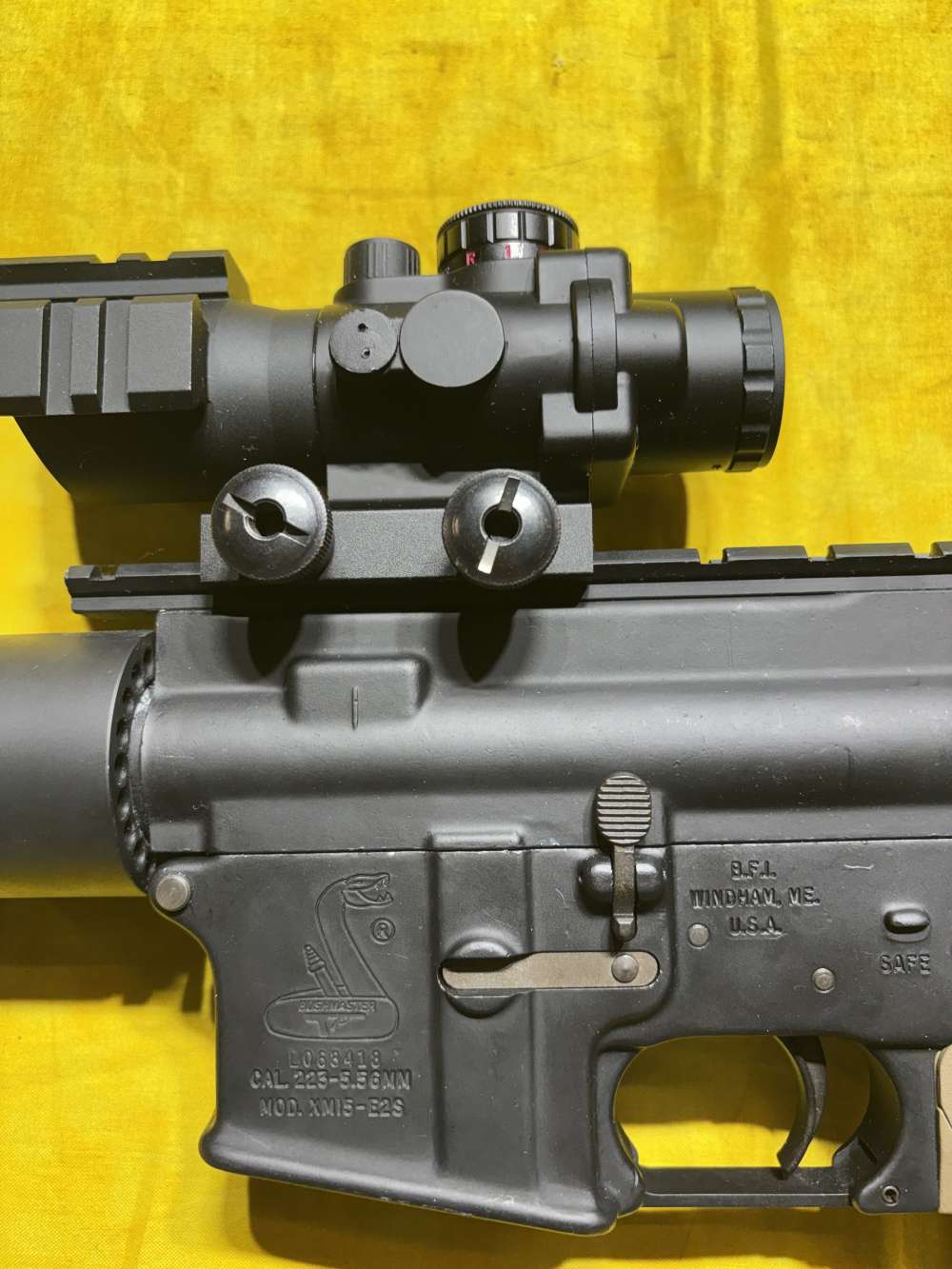 BUSHMASTER 20 INCH XM15-E2S 5.56 NON FLASH HIDER AR-15. NO RESERVE -img-4