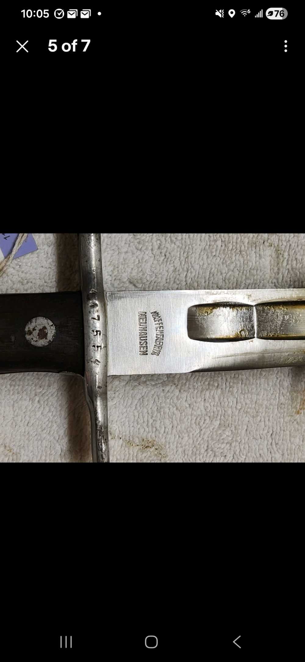 Swiss Schmidt-Rubin Model 1918 Bayonet for K31 Rifle Elsener Schwyz Victori-img-4