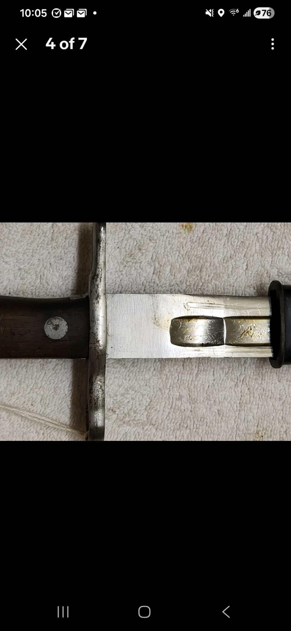 Swiss Schmidt-Rubin Model 1918 Bayonet for K31 Rifle Elsener Schwyz Victori-img-3