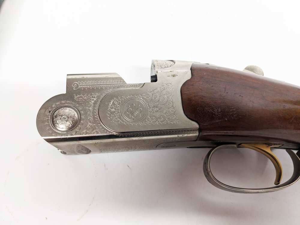 Factory Engraved Beretta Silver Pigeon Sporting 12GA 30" SP1 Case-img-2