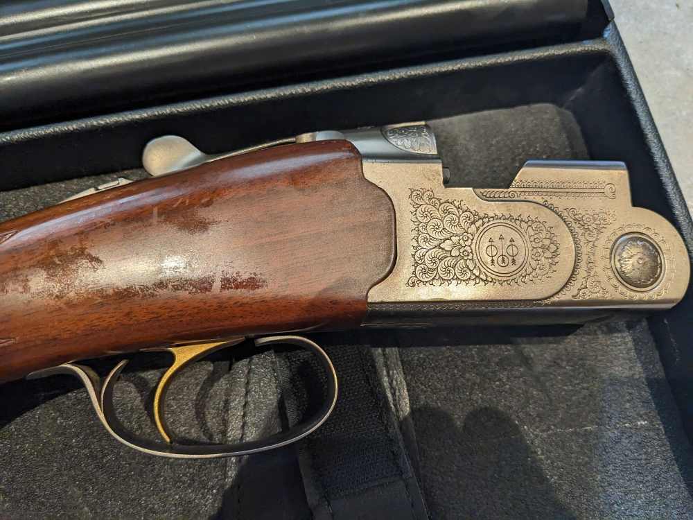 Factory Engraved Beretta Silver Pigeon Sporting 12GA 30" SP1 Case-img-14