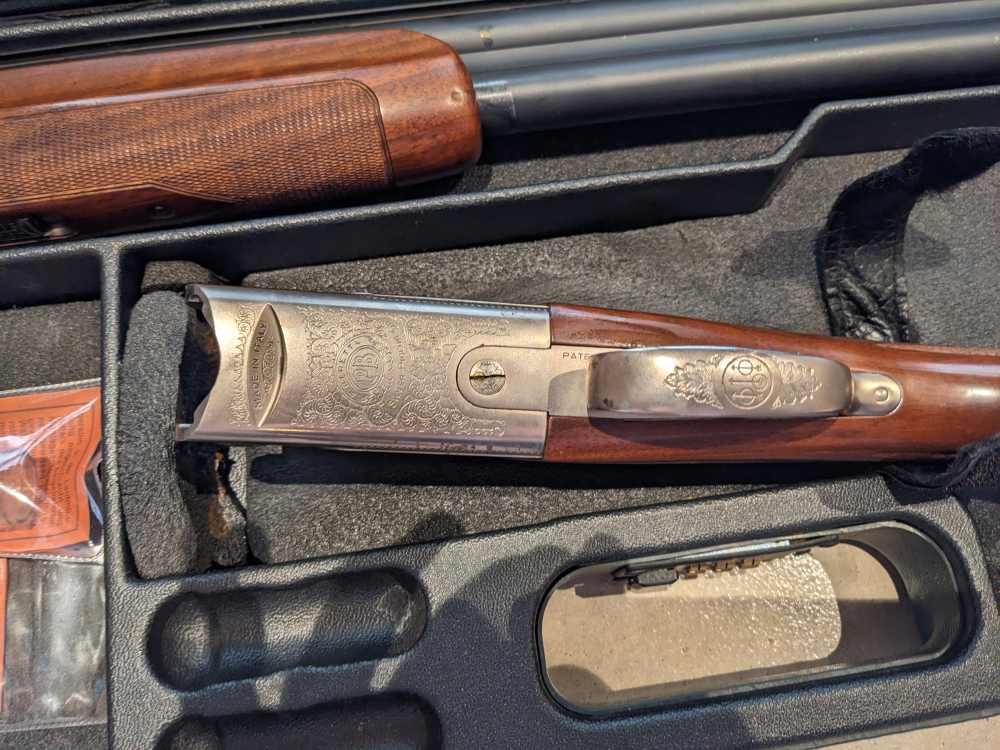 Factory Engraved Beretta Silver Pigeon Sporting 12GA 30" SP1 Case-img-21