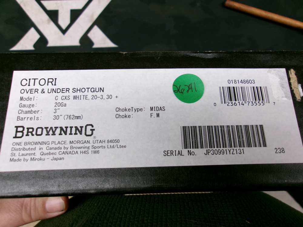 NICE Browning Citori CXS White 20GA 30"-img-17