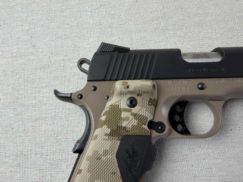 Kimber 1911 Pro Covert II 45 ACP 3.75" Two Tone Crimson Trace W/Box-img-17