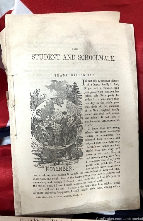 The Students and Schoolmate Monthly Reader 6 books from 1856-1857-img-6