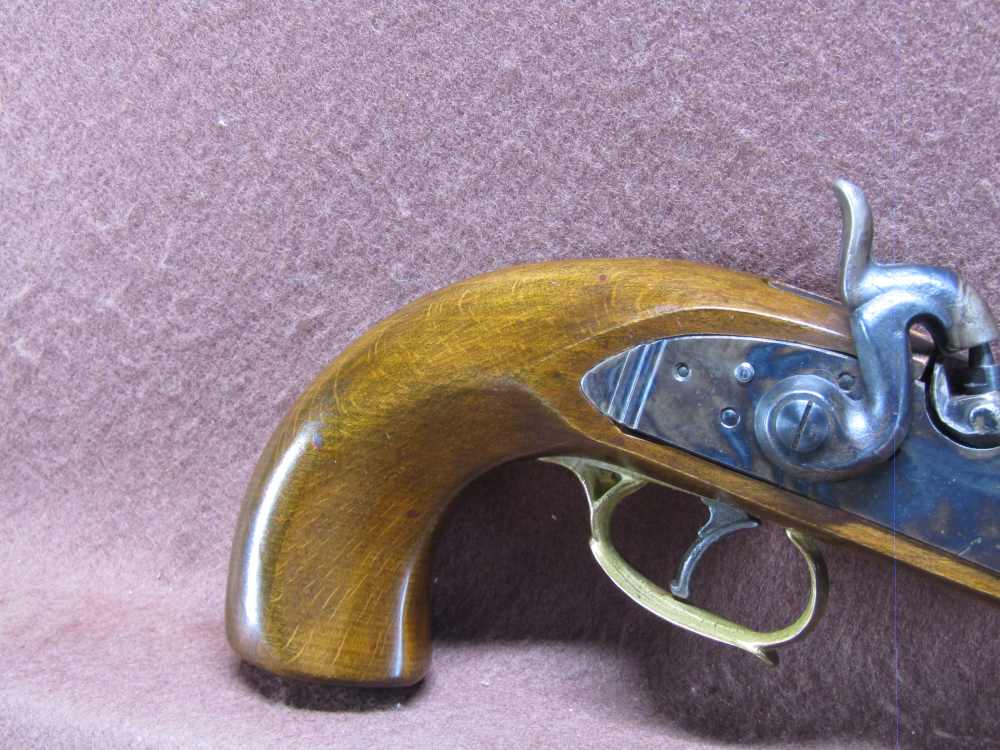 Davide Pedersoli 45 Cal Black Powder Percussion Pistol 10" Oct BRL VG Bore-img-1