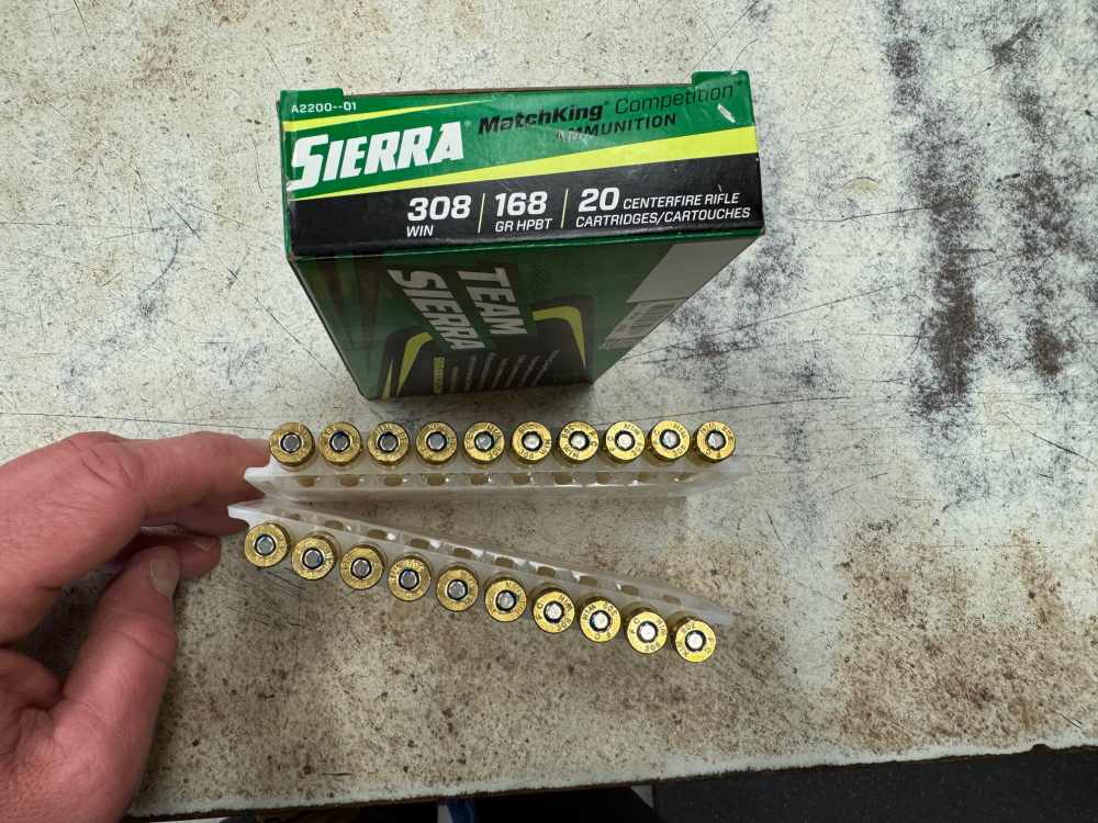 Sierra A2200-01 MatchKing Competition Ammo 308 Winchester 168Gr HPBT Box 20-img-2