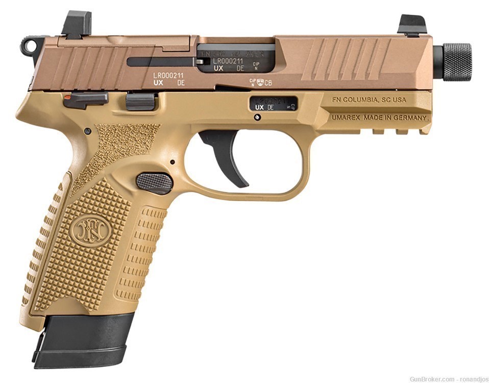 FN USA 502T 22LR PISTOL 1-10RD & 1-15RD Mags  66101006 -img-3