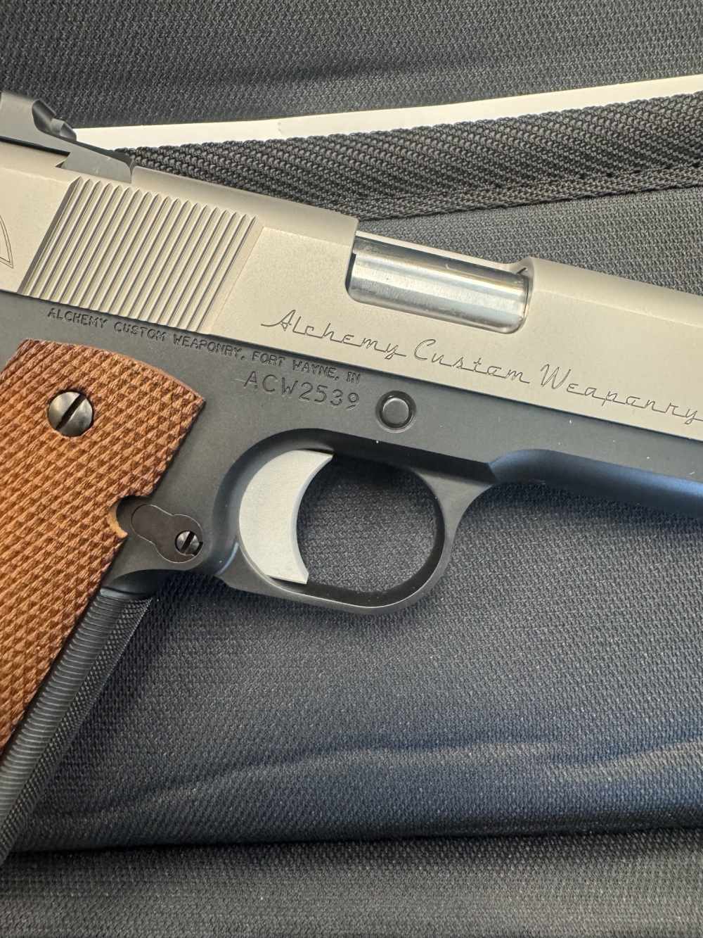 Alchemy Custom Weaponry prime carry 9MM unfired excellent condition -img-7
