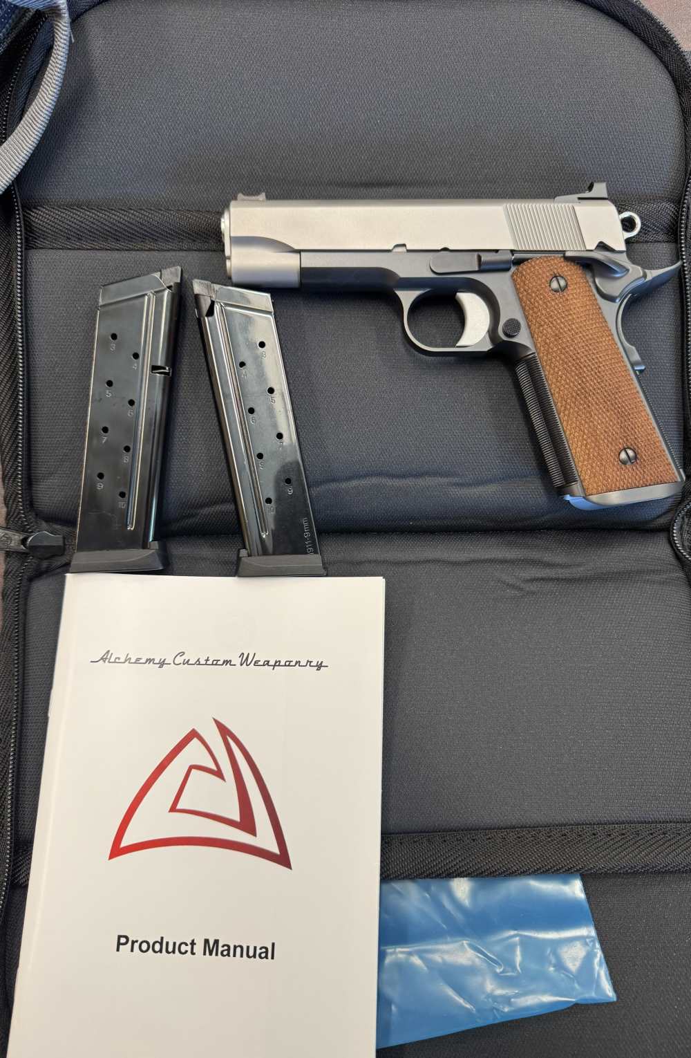 Alchemy Custom Weaponry prime carry 9MM unfired excellent condition -img-0