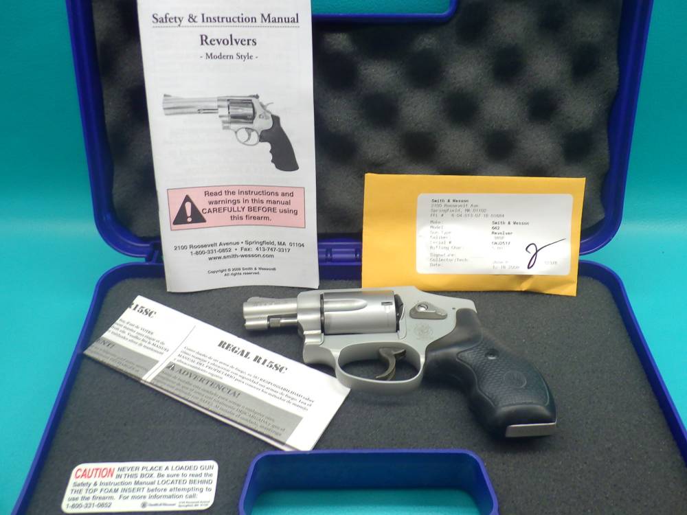 Smith & Wesson 642-2 .38 SPL +P 1.875" Bbl alloy, stainless, Factory Case-img-19
