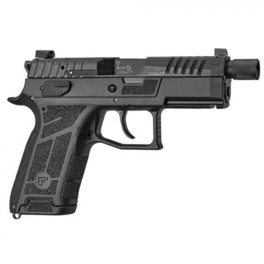CZ P-09C Nocturne - 4.5" Threaded Barrel (9mm) - Optics Ready - Black-img-1