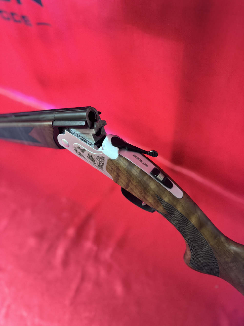 Charles Daly 202 Over/Under .410-Break Action-Walnut Stock-Bird Engravings-img-12
