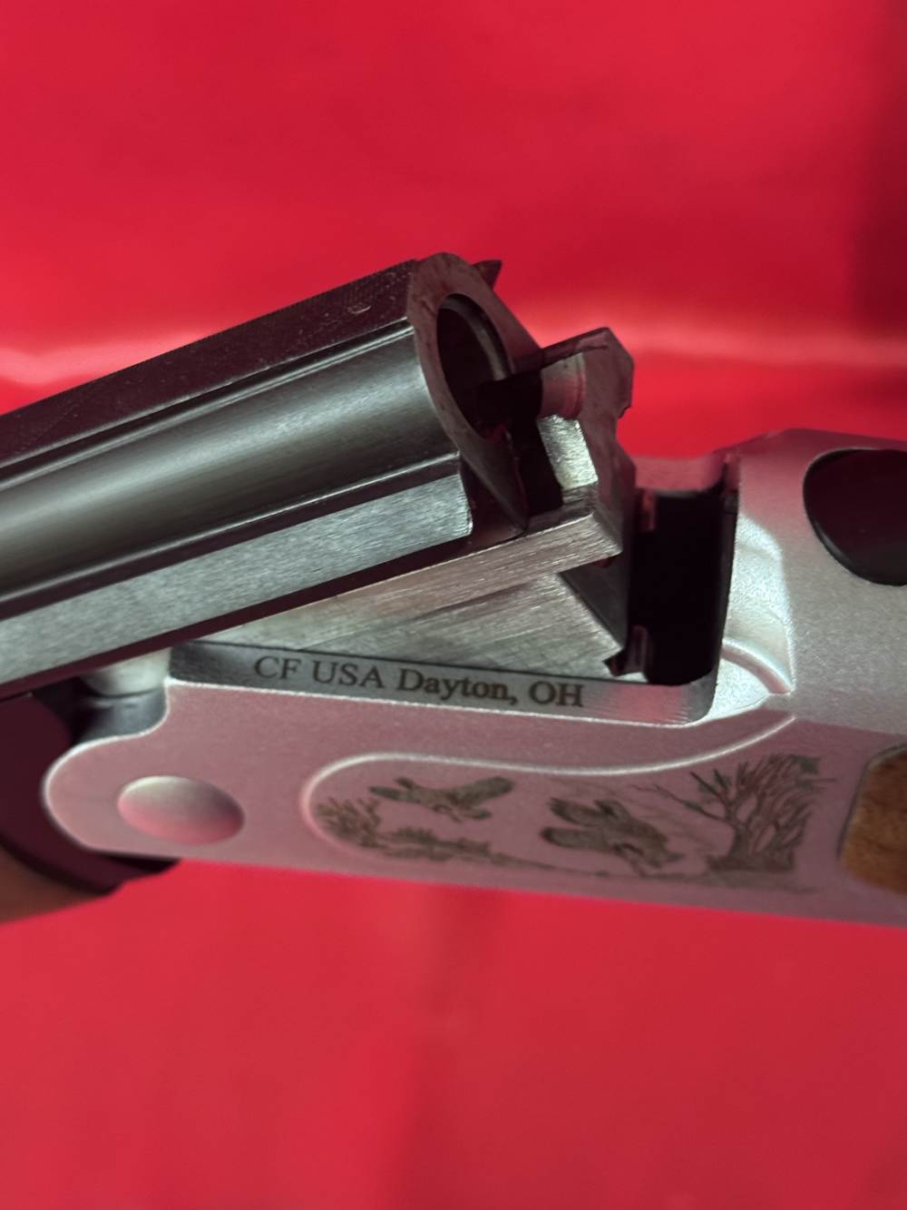 Charles Daly 202 Over/Under .410-Break Action-Walnut Stock-Bird Engravings-img-13