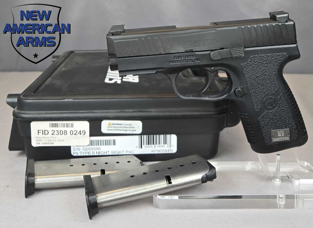 Kahr P9-2 9mm LUGER,  4” Barrel-img-0