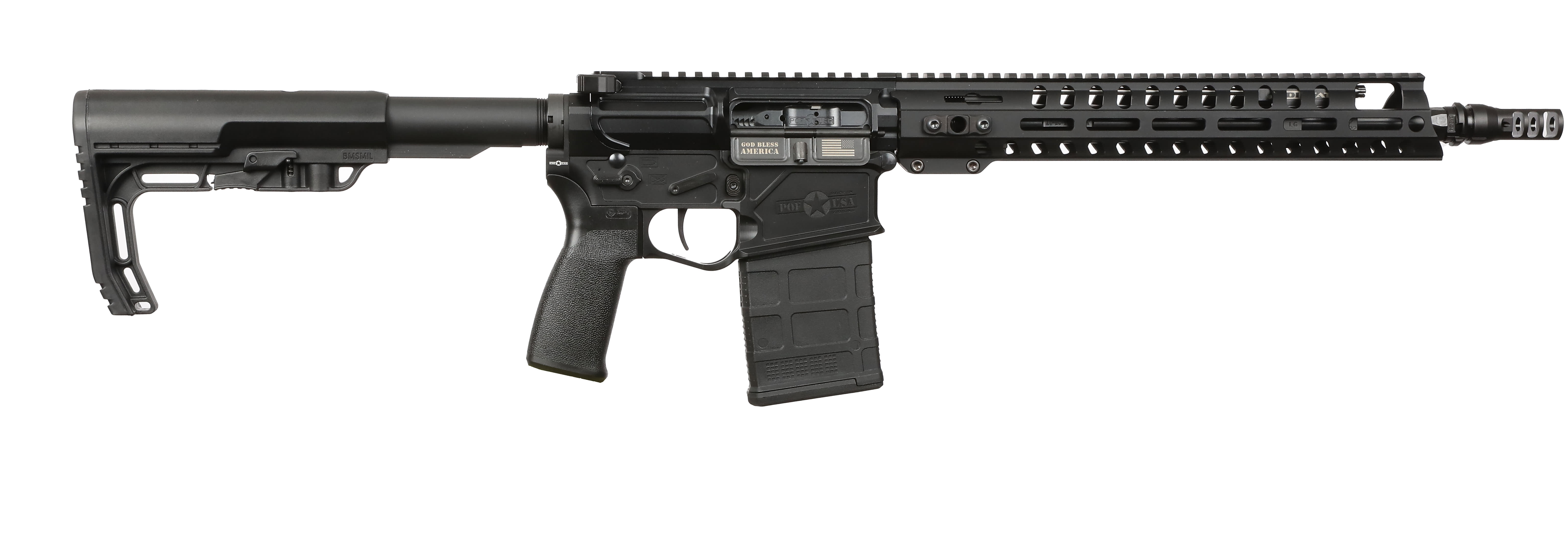 02063 POF USA Rogue DI 308 Win 13.75" 20 + 1rd Black Anodized-img-0
