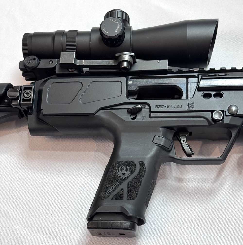 NEW PRICE!  Ruger LC Carbine, 45 ACP, Adj/Folding Stock, NcSTAR Scope-img-2