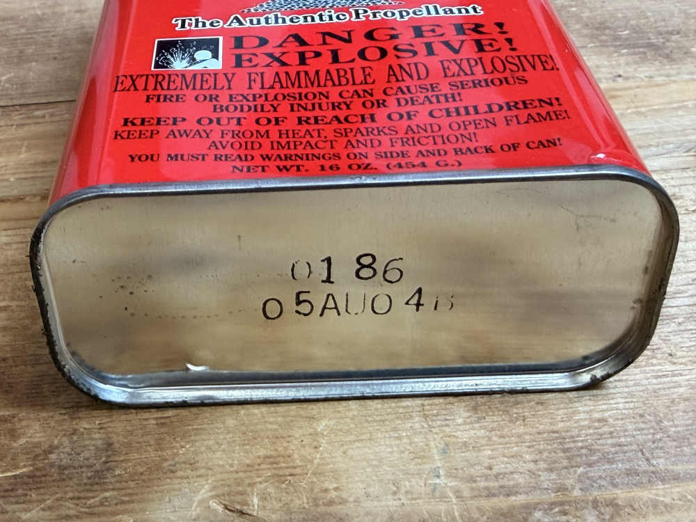 GOEX Fg Black Powder (1F) 1 lb. Can Rifle, Musket & Shotgun Powder-img-5