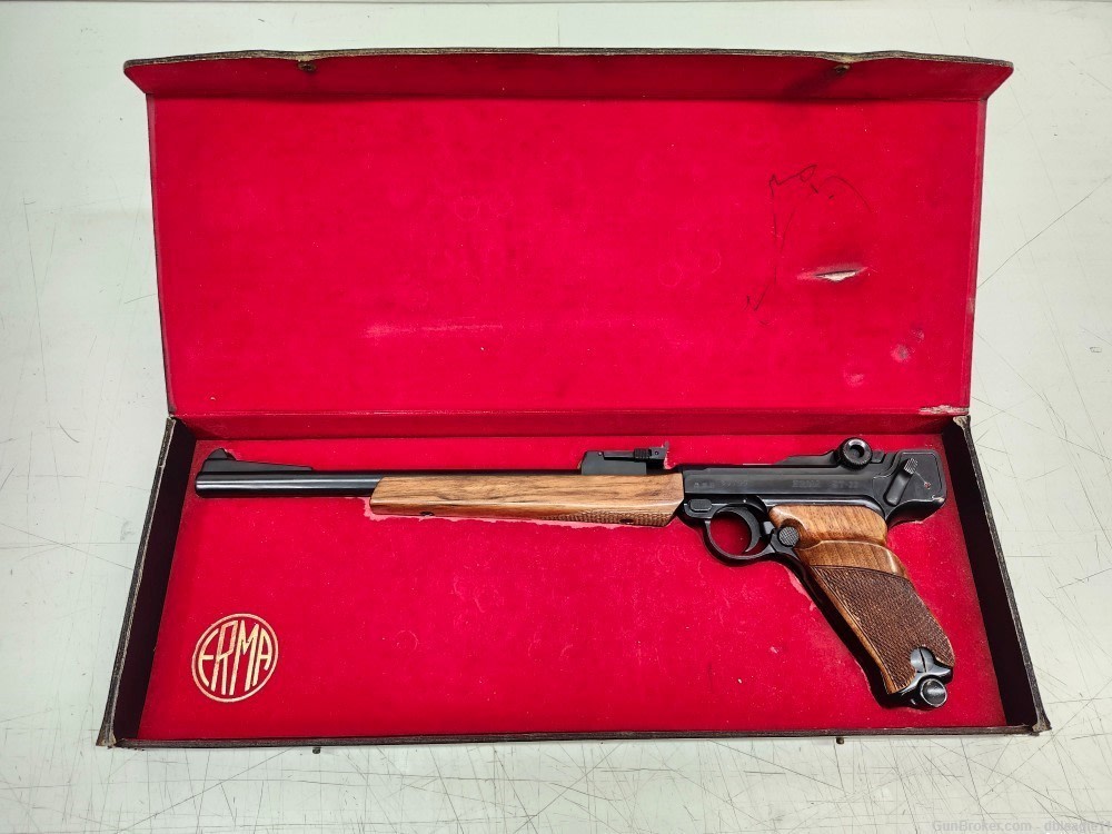 ERMA ET-22 NAVY .22 LR  11-3/4in Bbl FACTORY CARDBOARD BOX & MORE-img-1