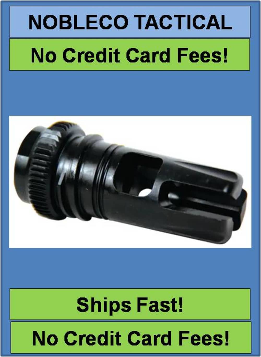 AAC Brakeout Comp 51 Tooth Muzzle Brake/Flash Hider Combo 5.56mm 1/2-28 TPI-img-0