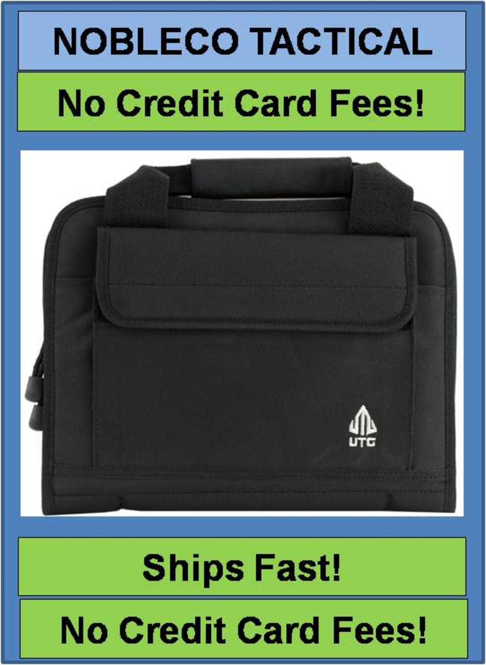 Double Pistol Case with Six Integrated Magazine Pouches -img-0
