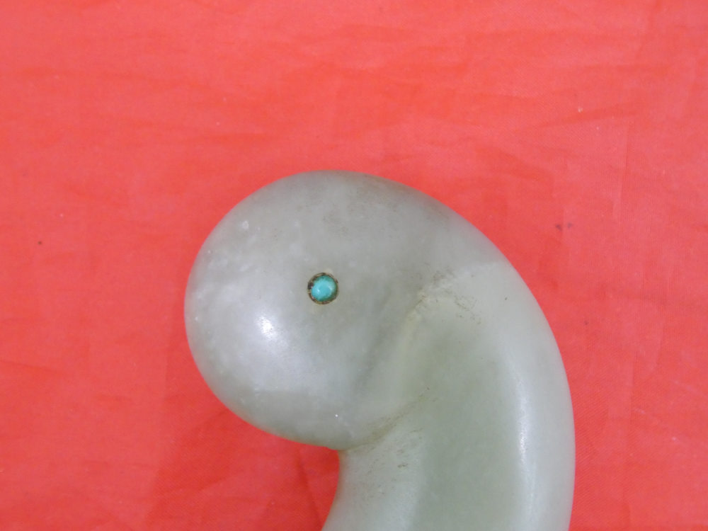 PRECIOUS ANTIQUE MUGHAL JADE NEPHRITE SWORD HILT SILVER MOUNTED dagger 18c-img-3