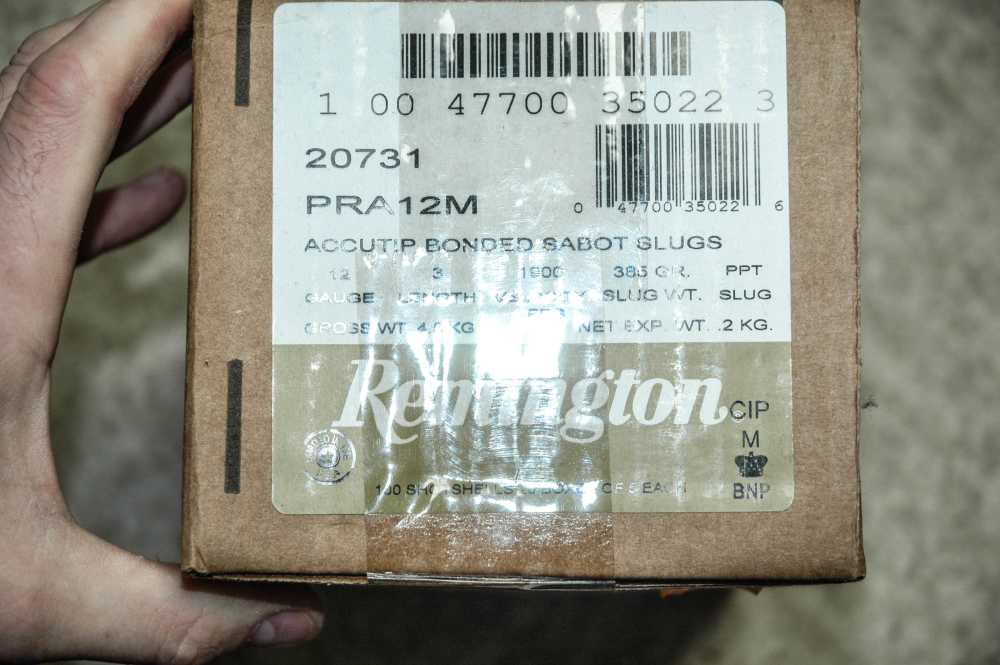 Remington Accutip Bonded Sabot Slug 12 Gauge 3 Inch case 100 Rounds PRA12M-img-0