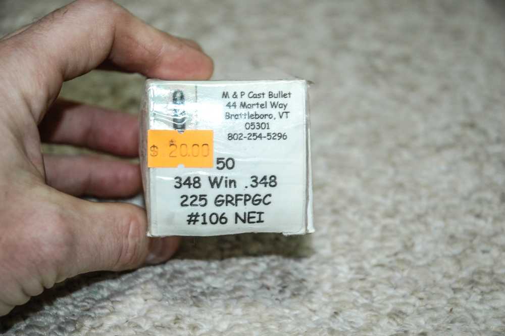 M&P Cast Bullet 348 Caliber 225 Grain .348 FPGC Bullet Heads-img-0