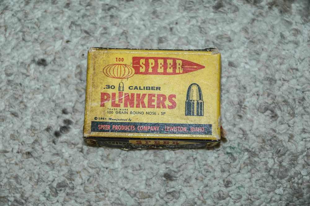Speer 30 Caliber 100 Grain Round Nose Soft point Bullet Heads-img-1