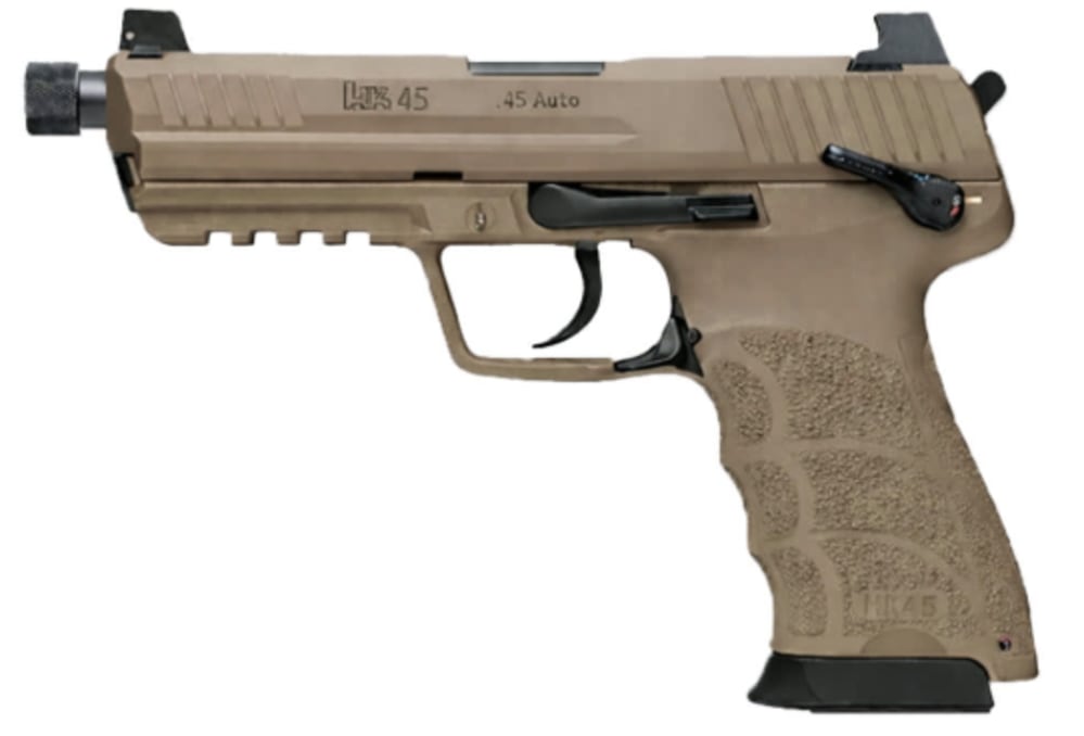 HK45 TAC V1 FDE RAL7006 Frame - 5.2" .45 ACP - 81001466-img-1