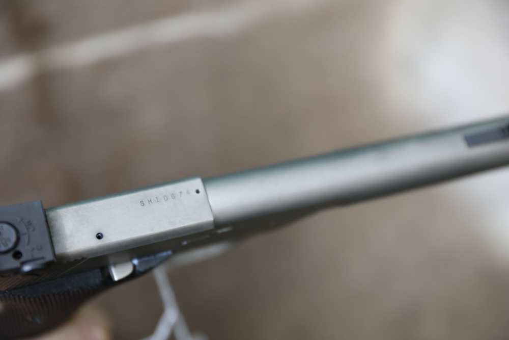 B7092 High Standard Hi Standard Sharpshooter Nickel 22 lr -img-5