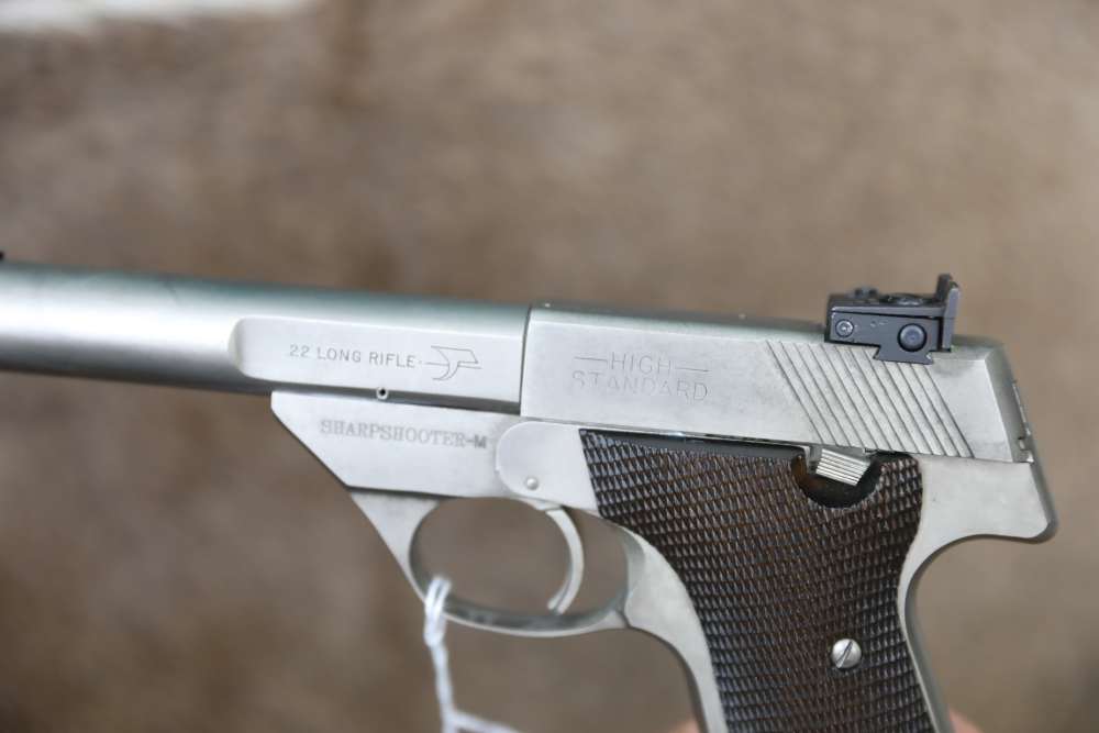 B7092 High Standard Hi Standard Sharpshooter Nickel 22 lr -img-2