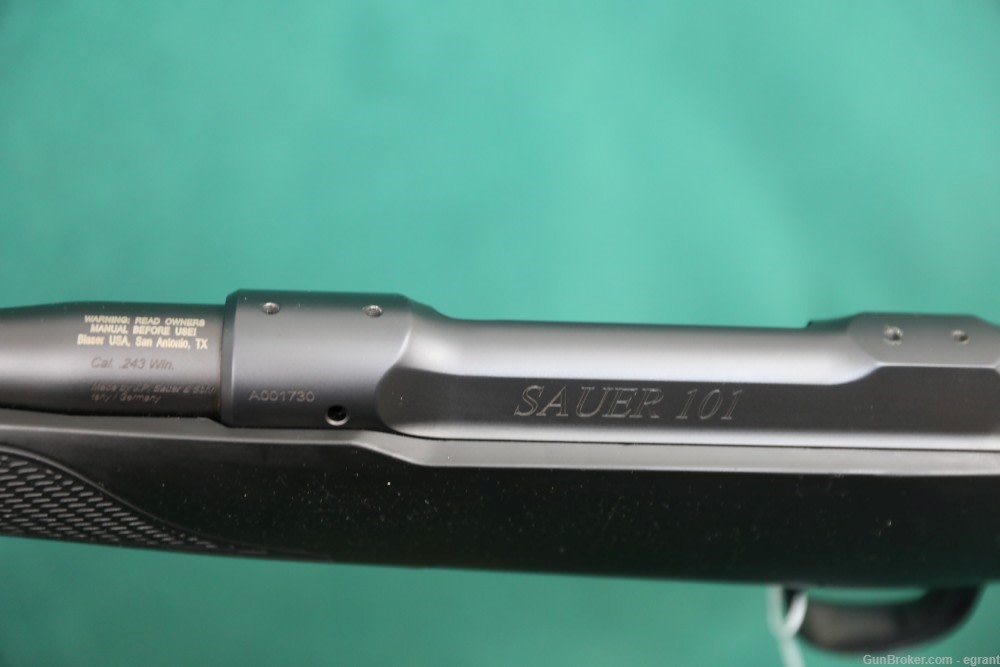 B5299 Sauer 101 243 Win bolt action rifle high condition -img-3
