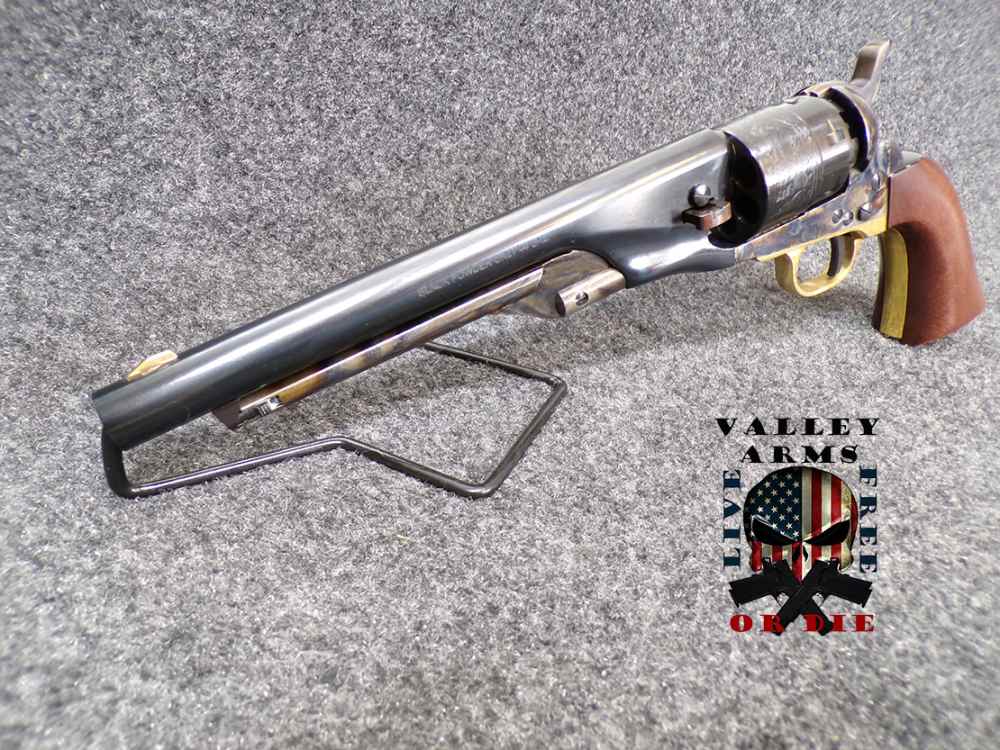 PIETTA BLACK POWDER REVOLVER 1860 ARMY, INCLUDES CONV CYL, 8" BARREL, NIB-img-4