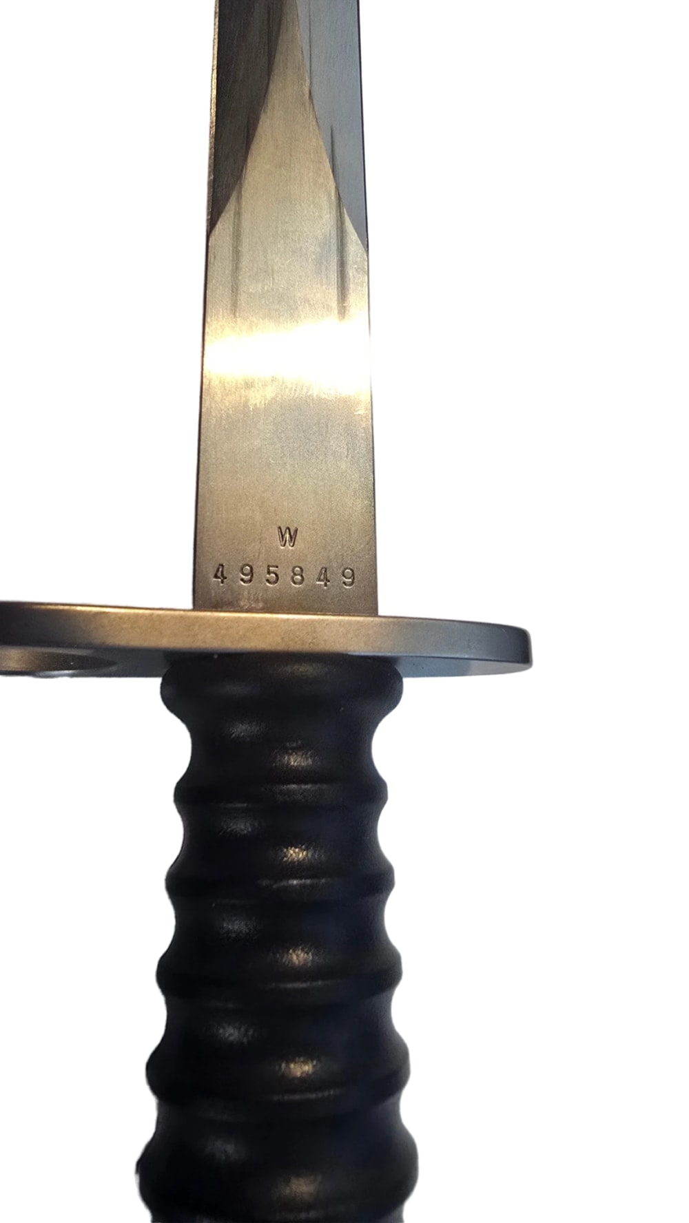 Swiss Model 57 Bayonet with scabbard and OD frog-img-4