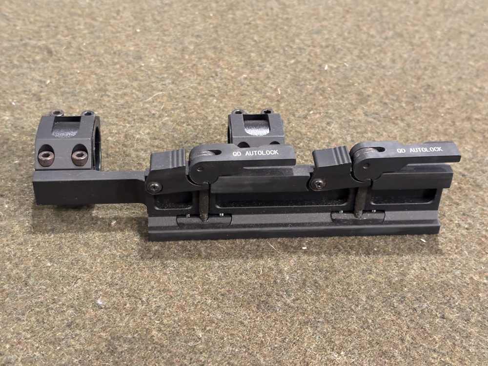 New Old Stock - TriRock Quick Detach Cantilever 1”-30mm Scope Rings Mount -img-2