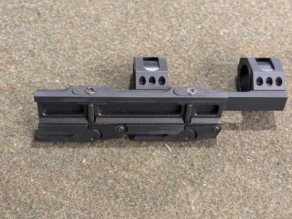 New Old Stock - TriRock Quick Detach Cantilever 1”-30mm Scope Rings Mount -img-4