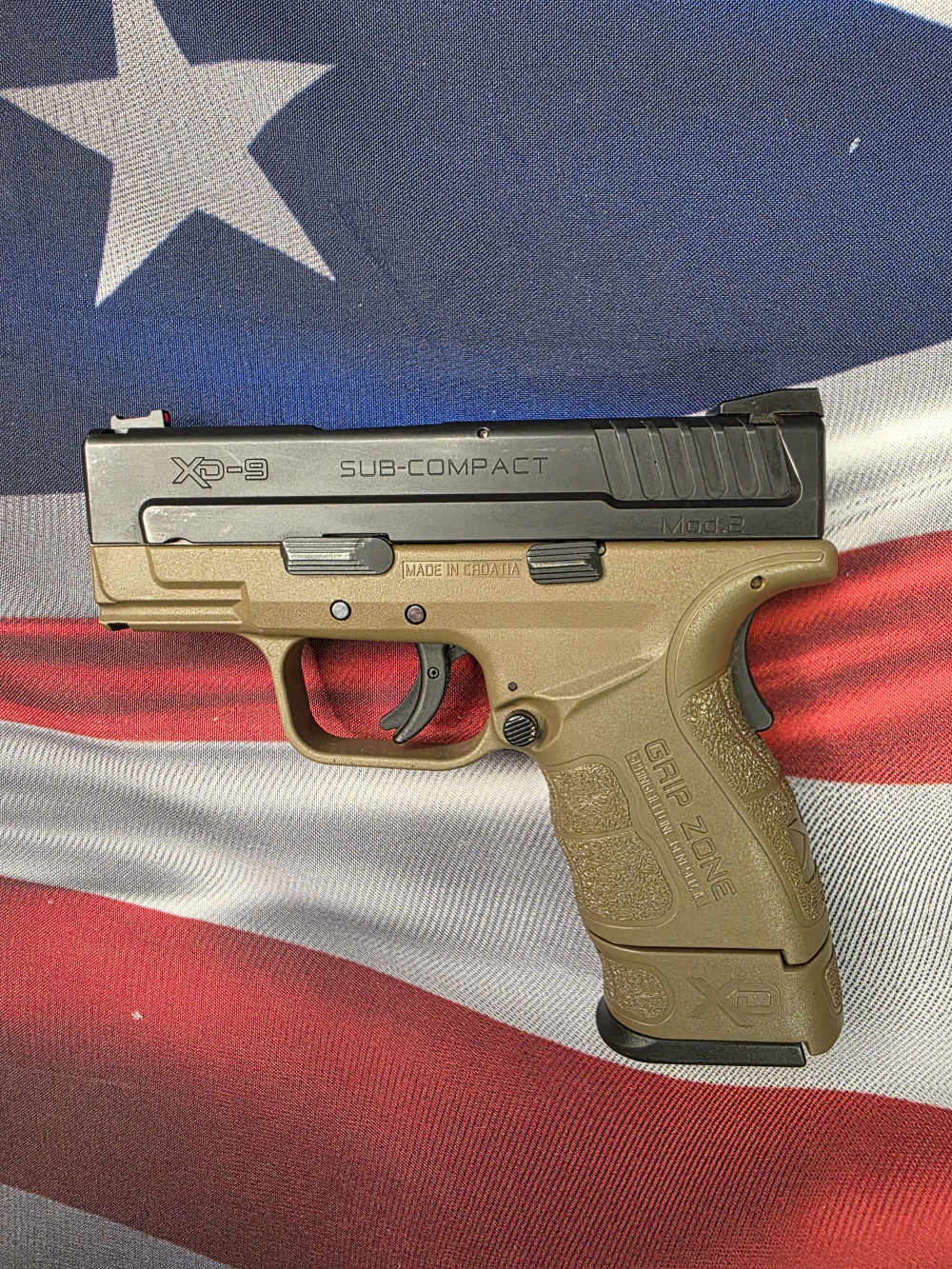 Used Springfield XD-9 Sub Compact in 9mm. -img-0