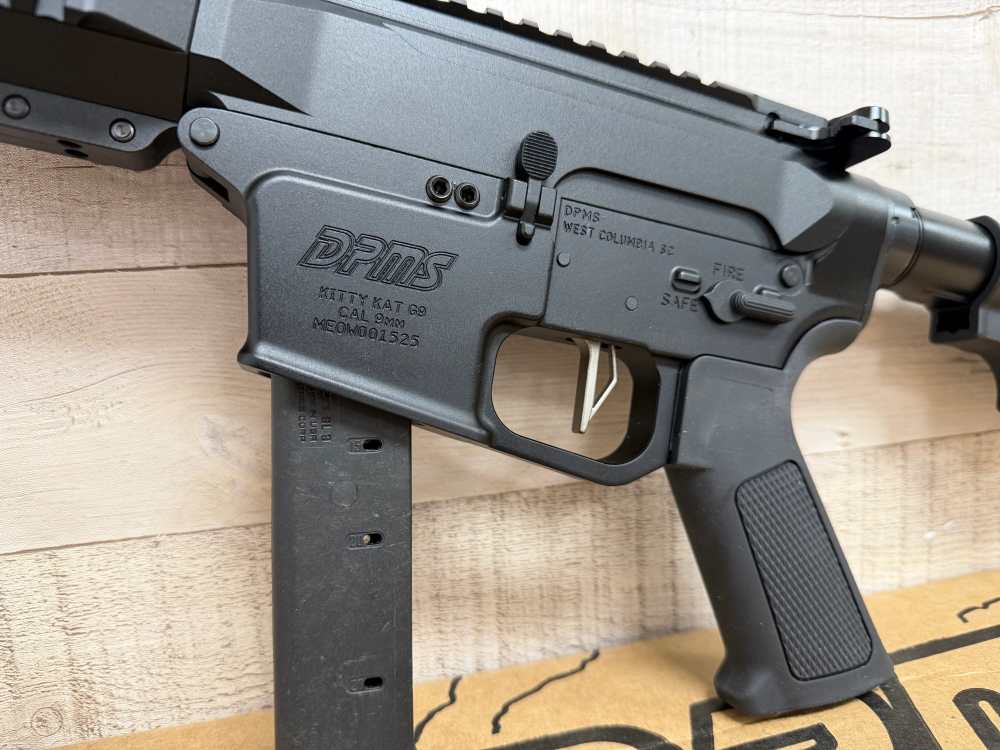 DPMS KITTY KAT 4" 9MM QUAD RAIL GLOCK MAG PISTOL BRACE NEW-img-9
