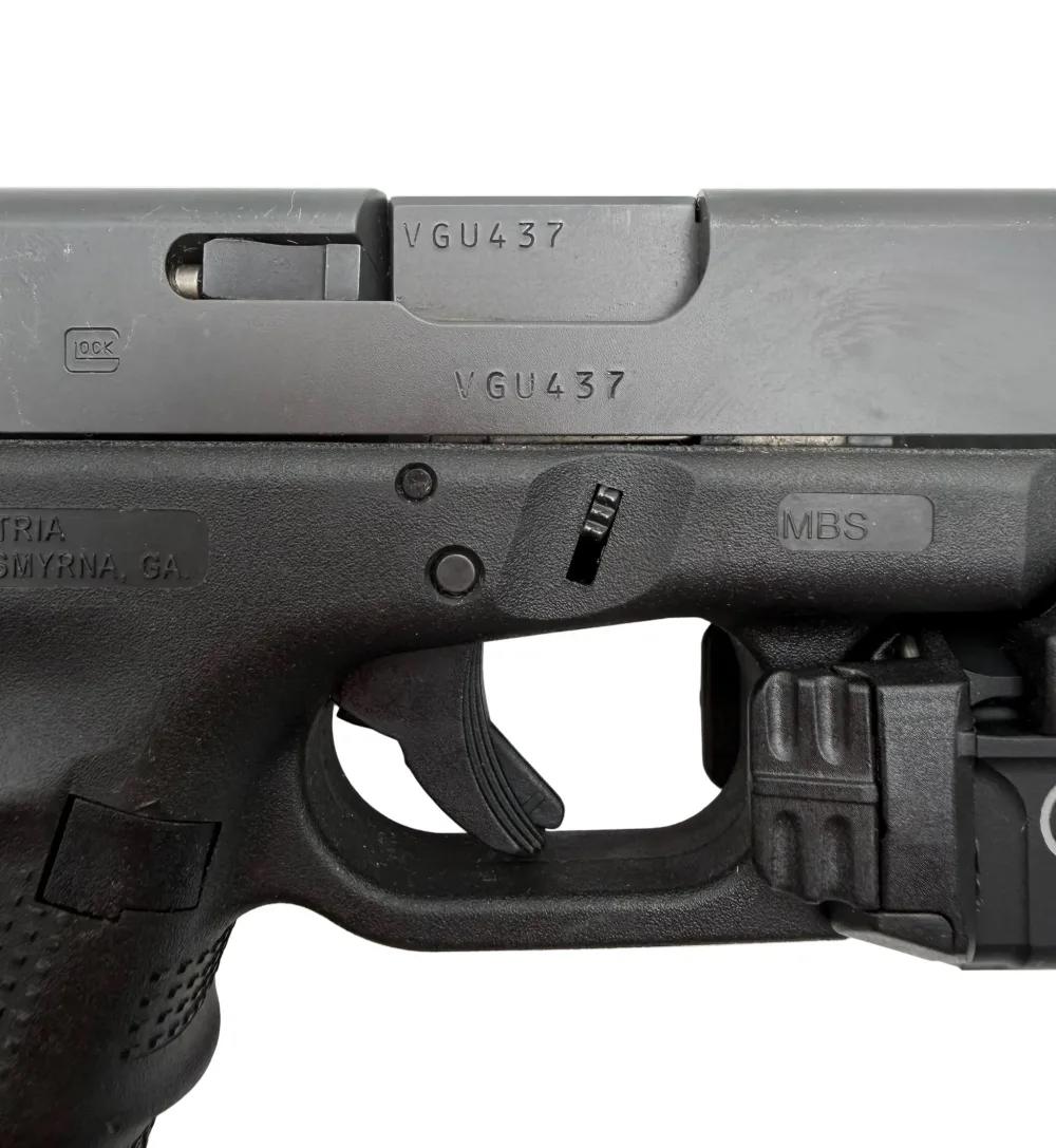 Glock 23 Gen 4 .40 S&W Semi-Auto Pistol w/Crimson Trace Rail Master Pro -img-7