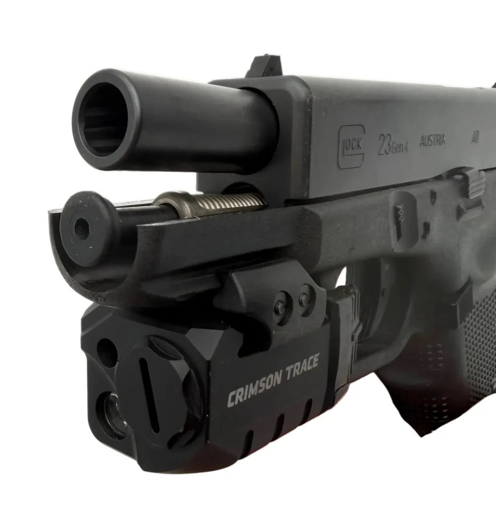 Glock 23 Gen 4 .40 S&W Semi-Auto Pistol w/Crimson Trace Rail Master Pro -img-3