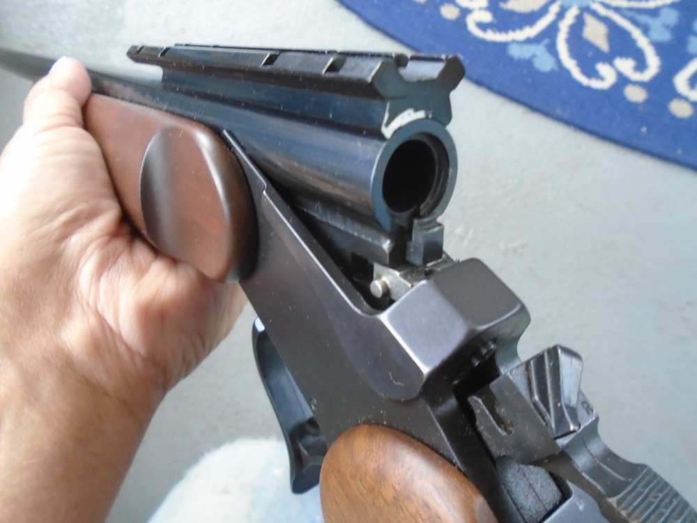 TC Contender G2 Frame, Rochester N.H. 45-70 govt rifle barrel, walnut stock-img-13
