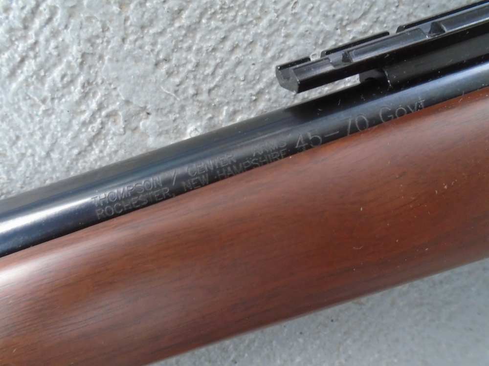 TC Contender G2 Frame, Rochester N.H. 45-70 govt rifle barrel, walnut stock-img-1