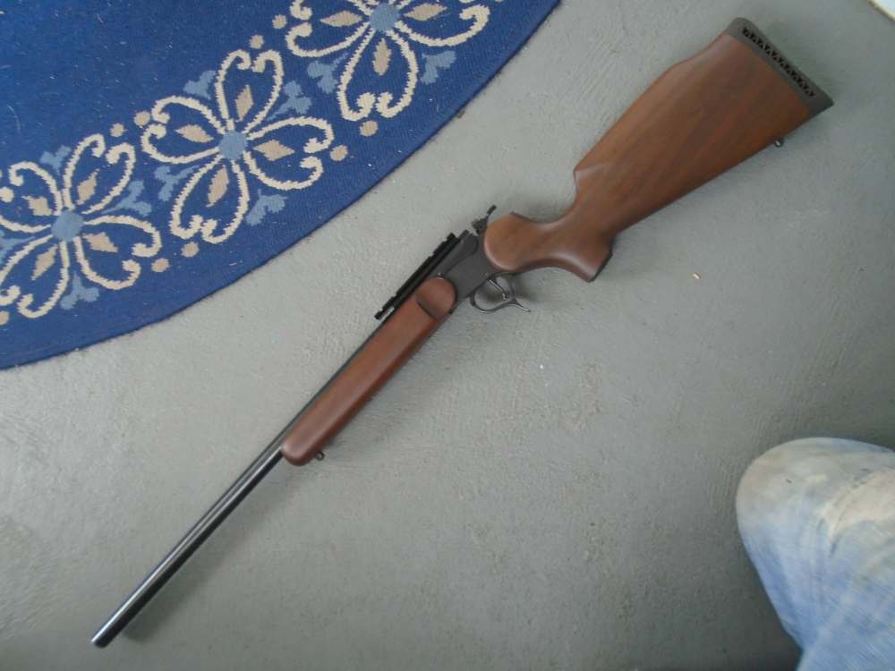 TC Contender G2 Frame, Rochester N.H. 45-70 govt rifle barrel, walnut stock-img-3