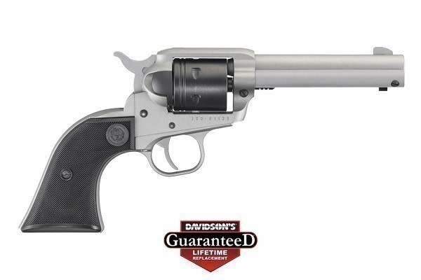 2003 ruger wrangler revolver silver and black 6rd 22lr 22 lr long rifle-img-0
