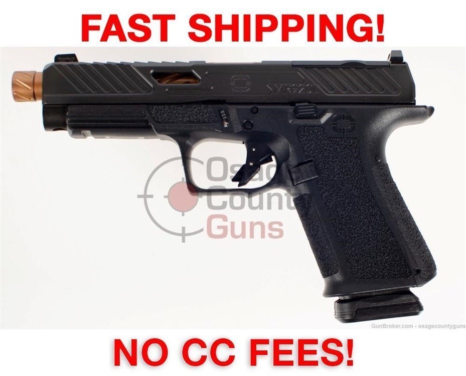 Shadow Systems MR920L Elite Slide Optic Threaded Bronze Barrel - 5" - 9mm-img-0