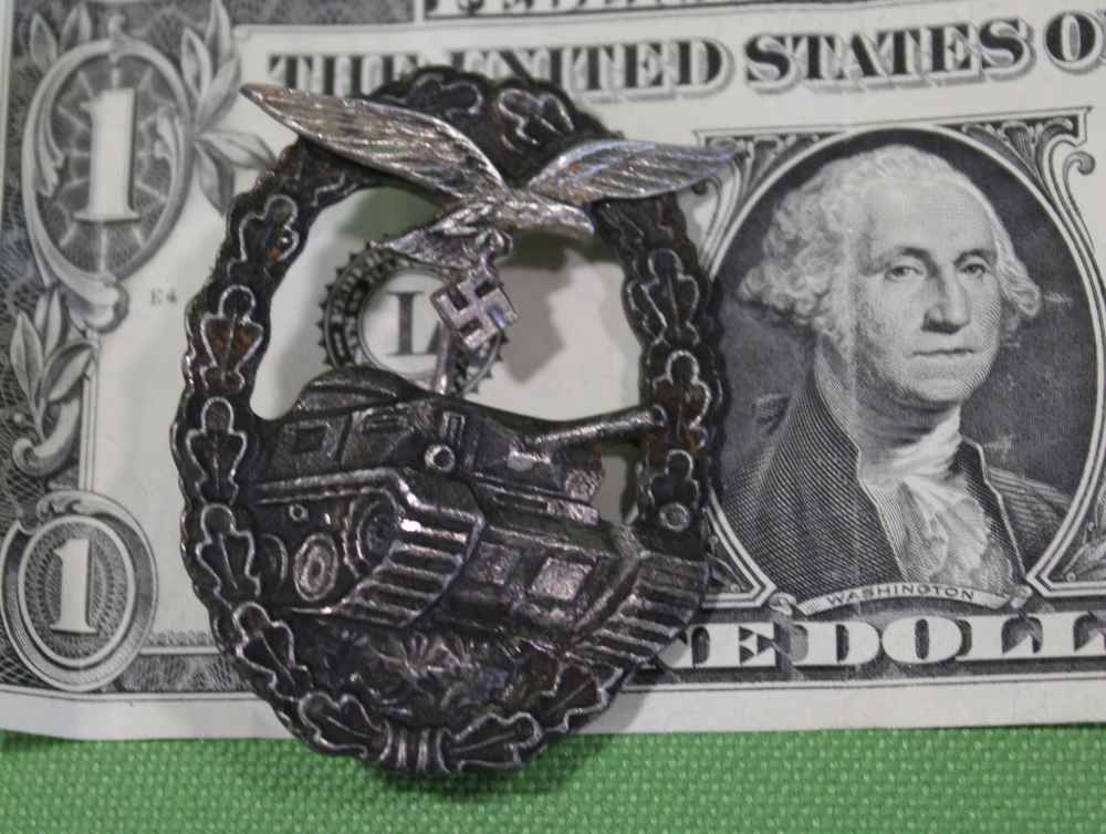 German WWII Luftwaffe Tank Assault Badge WBB-img-4