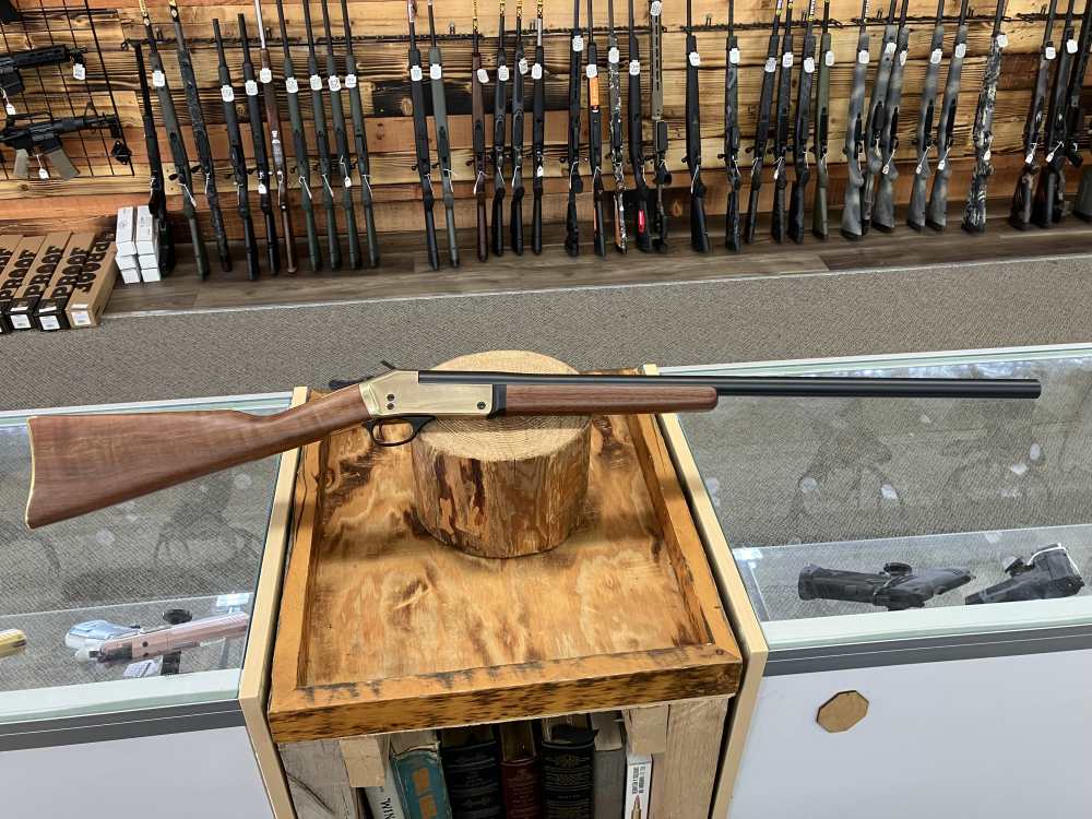 Henry Singleshot Shotgun - 12 Ga - 28" - 3.5" - Brass/Walnut-img-0