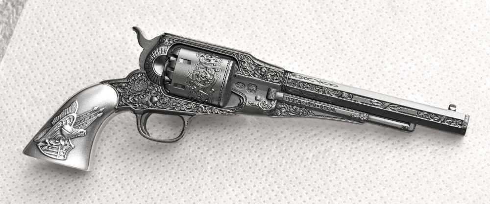 Ulysses S. Grant's Civil War miniature revolver in 2 oz pure silver -img-5