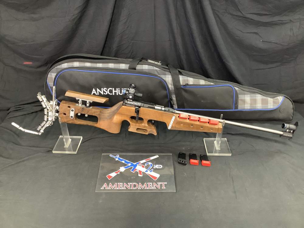 J.G. Anschutz 1827 Fortner .22lr Biathlon stock w/ 7 mags.-img-0